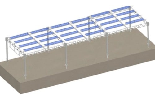 Steel Solar Farm Mounting System